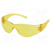 BRAV2JA; Safety spectacles; Lens: yellow; Features: UV400; Classes: 1; DELTA PLUS