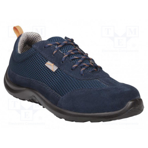 COMOSPBL39; Shoes; Size: 39; navy blue; Mat: polyester,suede split leather; DELTA PLUS
