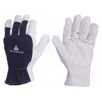 CT402BL10; Protective gloves; Size: 10; natural leather; CT402; DELTA PLUS