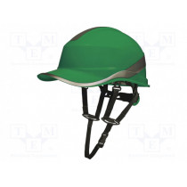 DIAM5UPVEFL; Protective helmet; Size: 55-62mm; green; CE,EN 397,EN 50365; 1kV; DELTA PLUS DIAM5UPVEFL; Protective helmet; Size: 55-62mm; green; CE,EN 397,EN 50365; 1kV; DELTA PLUS