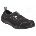 MIAMISPNO42; Shoes; Size: 42; black; Mat: cotton,polyester; V: with metal toecap; DELTA PLUS