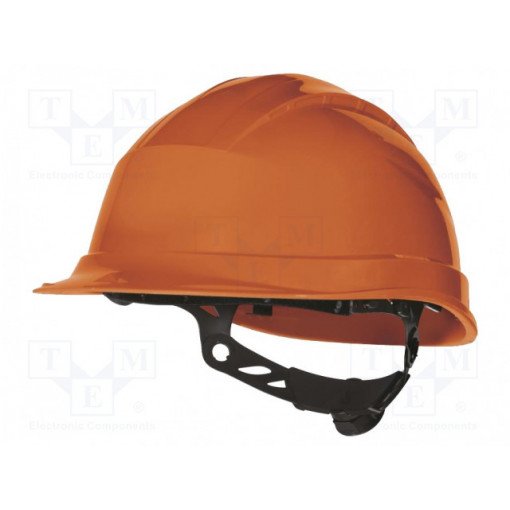 QUARUP3OR; Protective helmet; adjustable; Size: 53-63mm; orange; CE,EN 397; DELTA PLUS QUARUP3OR; Protective helmet; adjustable; Size: 53-63mm; orange; CE,EN 397; DELTA PLUS