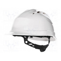 QUARUP4BC; Protective helmet; adjustable; Size: 53-63mm; white; -30÷50°C; 1kV; DELTA PLUS QUARUP4BC; Protective helmet; adjustable; Size: 53-63mm; white; -30÷50°C; 1kV; DELTA PLUS