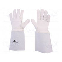 TIG15K09; Protective gloves; Size: 9; natural leather; TIG15K; DELTA PLUS