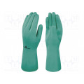VE801VE10; Protective gloves; Size: 10; green; cotton,nitryl; NITREX VE801; DELTA PLUS