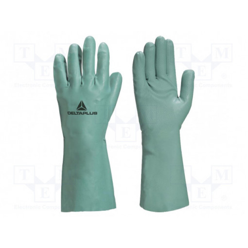 VE802VE06; Protective gloves; Size: 6; green; cotton,nitryl; NITREX VE802; DELTA PLUS