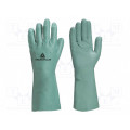 VE802VE09; Protective gloves; Size: 9; green; cotton,nitryl; NITREX VE802; DELTA PLUS