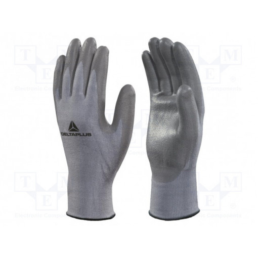 VECUT32GR11; Protective gloves; Size: 11; grey; DELTAnocut®,polyurethane; DELTA PLUS