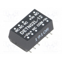 DETN02L-12; Converter: DC/DC; 2W; Uin: 4.5÷5.5V; Uout: 12VDC; Uout2: -12VDC; SMD; MEAN WELL
