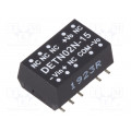 DETN02N-15; Converter: DC/DC; 2W; Uin: 21.6÷26.4V; Uout: 15VDC; Uout2: -15VDC; MEAN WELL