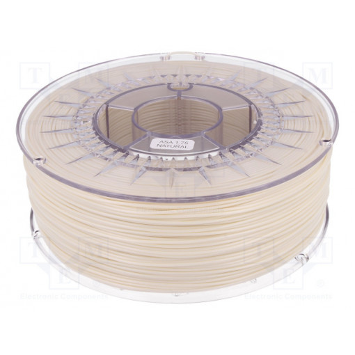 ASA 1,75 NATURAL; Filament: ASA; 1.75mm; natural; Printing temp: 230÷240°C; 1kg; DEVIL DESIGN ASA 1,75 NATURAL; Filament: ASA; 1.75mm; natural; Printing temp: 230÷240°C; 1kg; DEVIL DESIGN