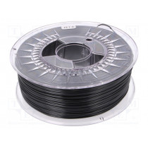 PETG 1,75 GALAXY BLACK; Filament: PET-G; 1.75mm; black; 220÷250°C; 1kg; ±0,05mm; DEVIL DESIGN