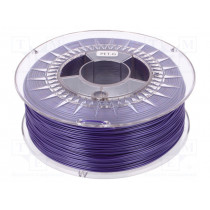 PETG 1,75 GALAXY VIOLET; Filament: PET-G; 1.75mm; violet; 220÷250°C; 1kg; ±0,05mm; DEVIL DESIGN