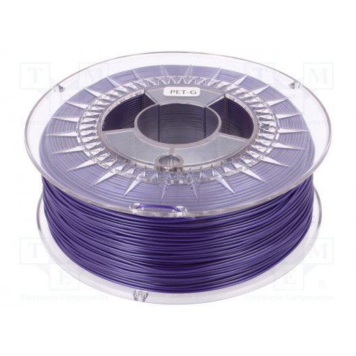PETG 1,75 GALAXY VIOLET; Filament: PET-G; 1.75mm; violet; 220÷250°C; 1kg; ±0,05mm; DEVIL DESIGN PETG 1,75 GALAXY VIOLET; Filament: PET-G; 1.75mm; violet; 220÷250°C; 1kg; ±0,05mm; DEVIL DESIGN