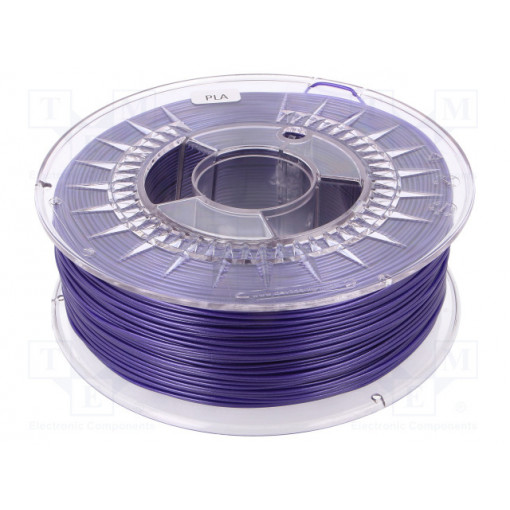 PLA 1,75 GALAXY VIOLET; Filament: PLA; 1.75mm; violet; 200÷235°C; 1kg; ±0,05mm; DEVIL DESIGN