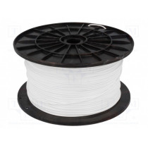 PLA-1.75-WHITE; Filament: PLA; 1.75mm; white; 200÷235°C; 1kg; ±0,05mm; DEVIL DESIGN