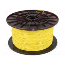 PLA-1.75-YELLOW; Filament: PLA; 1.75mm; yellow; 200÷235°C; 1kg; ±0,05mm; DEVIL DESIGN