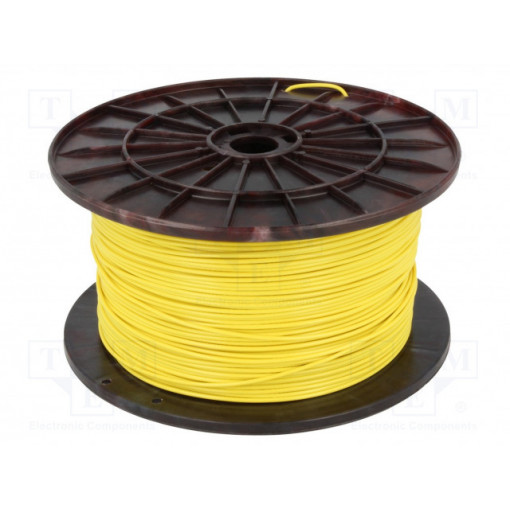 PLA-1.75-YELLOW; Filament: PLA; 1.75mm; yellow; 200÷235°C; 1kg; ±0,05mm; DEVIL DESIGN