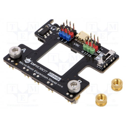DFR0518; Shield; expansion board; 3.3÷5VDC; Gravity; 68.5x53.3mm; DFROBOT DFR0518; Shield; expansion board; 3.3÷5VDC; Gravity; 68.5x53.3mm; DFROBOT
