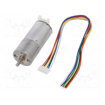 FIT0521; Motor: DC; with encoder,with gearbox; 6VDC; 3.2A; Shaft: D spring; DFROBOT