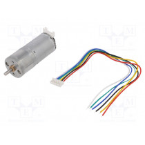 FIT0522; Motor: DC; with encoder,with gearbox; 6VDC; 3A; Shaft: D spring; DFROBOT