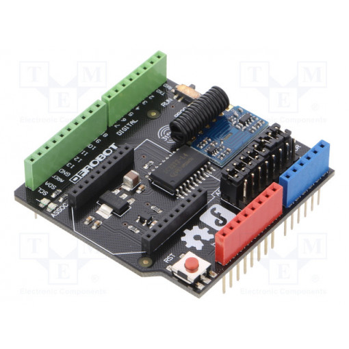 TEL0075; Module: RF; shield; Application: ARDUINO,XBee; 9.6kbps; 0÷70°C; DFROBOT