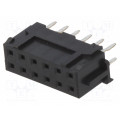 DF11-12DS-2DSA(05); Socket; wire-board; female; DF11; 2mm; PIN: 12; THT; on PCBs; tinned; HIROSE DF11-12DS-2DSA(05); Socket; wire-board; female; DF11; 2mm; PIN: 12; THT; on PCBs; tinned; HIROSE