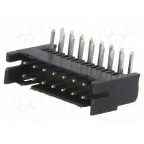DF11-16DP-2DS(24); Socket; wire-board; female; DF11; 2mm; PIN: 16; THT; on PCBs; tinned; HIROSE