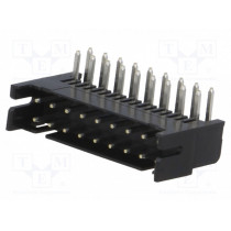 DF11-18DP-2DS(24); Socket; wire-board; female; DF11; 2mm; PIN: 18; THT; on PCBs; tinned; HIROSE
