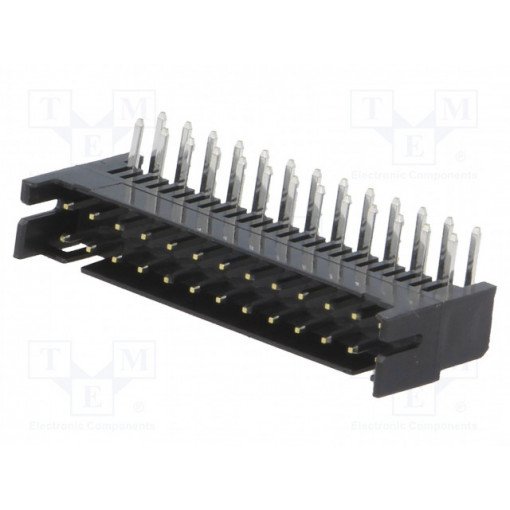 DF11-26DP-2DS(24); Socket; wire-board; female; DF11; 2mm; PIN: 26; THT; on PCBs; tinned; HIROSE