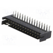 DF11-30DP-2DS(24); Socket; wire-board; female; DF11; 2mm; PIN: 30; THT; on PCBs; tinned; HIROSE