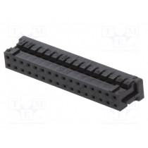 DF11-32DS-2C; Plug; wire-board; female; DF11; 2mm; PIN: 32; w/o contacts; straight; HIROSE