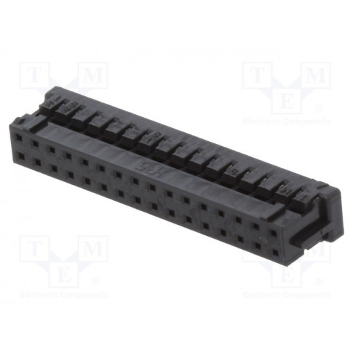 DF11-32DS-2C; Plug; wire-board; female; DF11; 2mm; PIN: 32; w/o contacts; straight; HIROSE