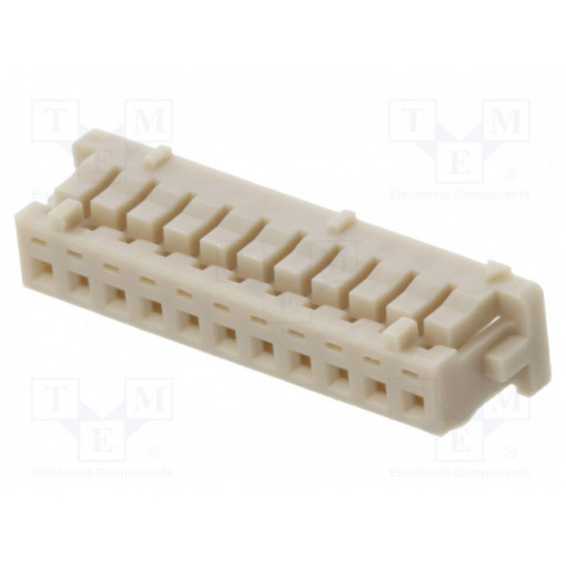 DF13-11S-1.25C; Plug; wire-board; female; DF13; 1.25mm; PIN: 11; w/o contacts; HIROSE