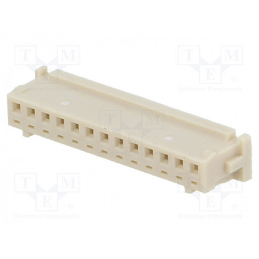 DF13-13S-1.25C; Plug; wire-board; female; DF13; 1.25mm; PIN: 13; w/o contacts; HIROSE