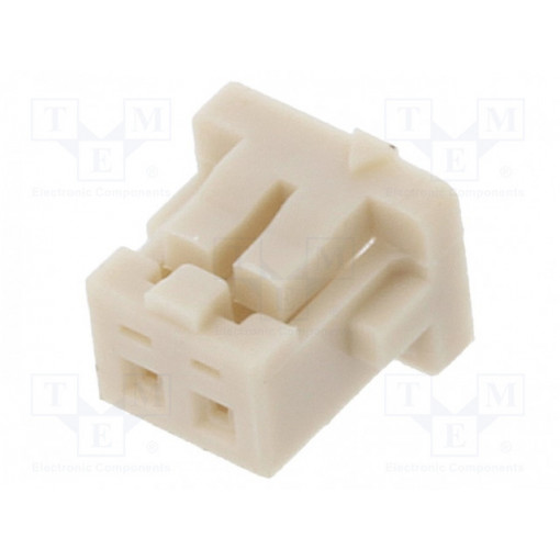 DF13-2S-1.25C; Plug; wire-board; female; DF13; 1.25mm; PIN: 2; w/o contacts; HIROSE
