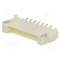 DF14-7P-1.25H(24); Socket; wire-board; male; DF14; 1.25mm; PIN: 7; SMT; on PCBs; tinned; HIROSE DF14-7P-1.25H(24); Socket; wire-board; male; DF14; 1.25mm; PIN: 7; SMT; on PCBs; tinned; HIROSE
