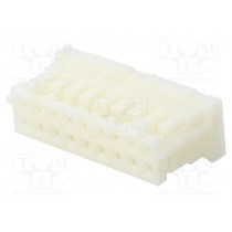 DF1B-18DS-2.5RC; Wire-wire/PCB; plug; female; DF1B; 2.5mm; PIN: 18; w/o contacts; HIROSE