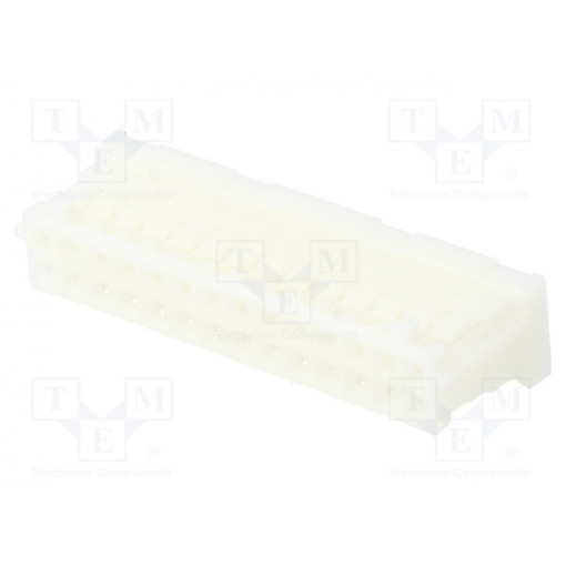 DF1B-28DS-2.5RC; Wire-wire/PCB; plug; female; DF1B; 2.5mm; PIN: 28; w/o contacts; HIROSE