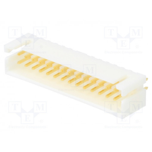 DF1B-30DP-2.5DSA(01); Wire-wire/PCB; socket; male; DF1B; 2.5mm; PIN: 30; THT; on PCBs; 250V; HIROSE