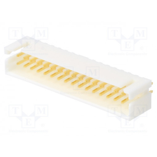 DF1B-34DP-2.5DSA(01); Wire-wire/PCB; socket; male; DF1B; 2.5mm; PIN: 34; THT; on PCBs; 250V; HIROSE