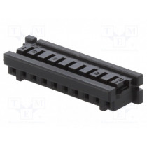 DF3-10S-2C; Plug; wire-board; female; DF3; 2mm; PIN: 10; w/o contacts; for cable; HIROSE