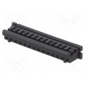 DF3-14S-2C; Plug; wire-board; female; DF3; 2mm; PIN: 14; w/o contacts; for cable; HIROSE