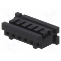 DF3-6S-2C; Plug; wire-board; female; DF3; 2mm; PIN: 6; w/o contacts; for cable; HIROSE
