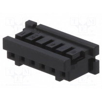 DF3-6S-2C; Plug; wire-board; female; DF3; 2mm; PIN: 6; w/o contacts; for cable; HIROSE