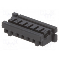 DF3-7S-2C; Plug; wire-board; female; DF3; 2mm; PIN: 7; w/o contacts; for cable; HIROSE