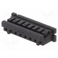 DF3-8S-2C; Plug; wire-board; female; DF3; 2mm; PIN: 8; w/o contacts; for cable; HIROSE
