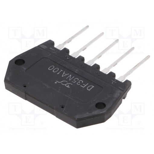 DF35NA100; Three-phase bridge rectifier; Urmax: 1kV; If: 35A; Ifsm: 400A; THT; YANGJIE TECHNOLOGY
