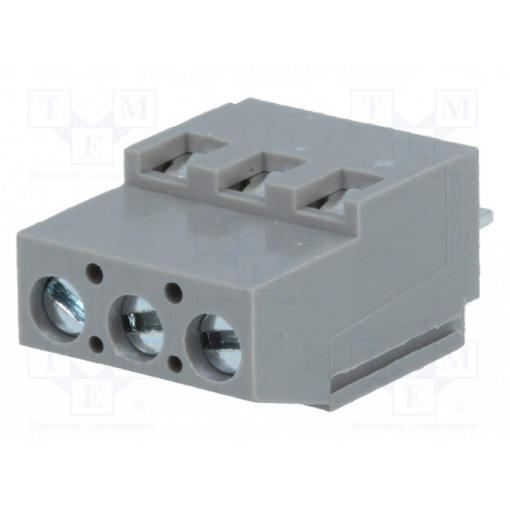 DG129-5.0-03P-11-00A(H); PCB terminal block; angled 90°; 5mm; ways: 3; on PCBs; 2.5mm2; 20A; DEGSON ELECTRONICS