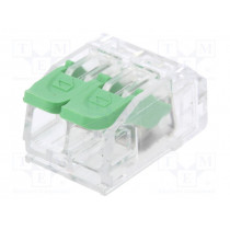 DG221-5.6-02P-17-00AH; Installation quick splice; spring clamp; 0.2÷4mm2; 24AWG÷12AWG; DEGSON ELECTRONICS